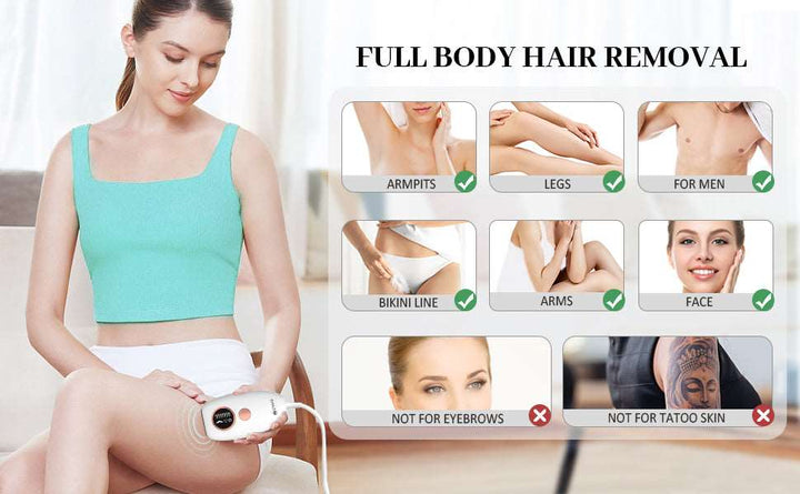 Household IPL Hair Remover Device