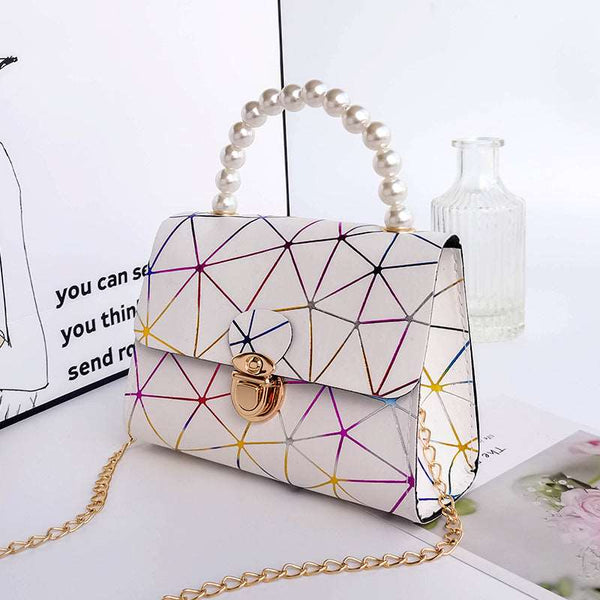 Fashion Pearl Mini Shoulder Bag whit color |Crezy Line | High quality