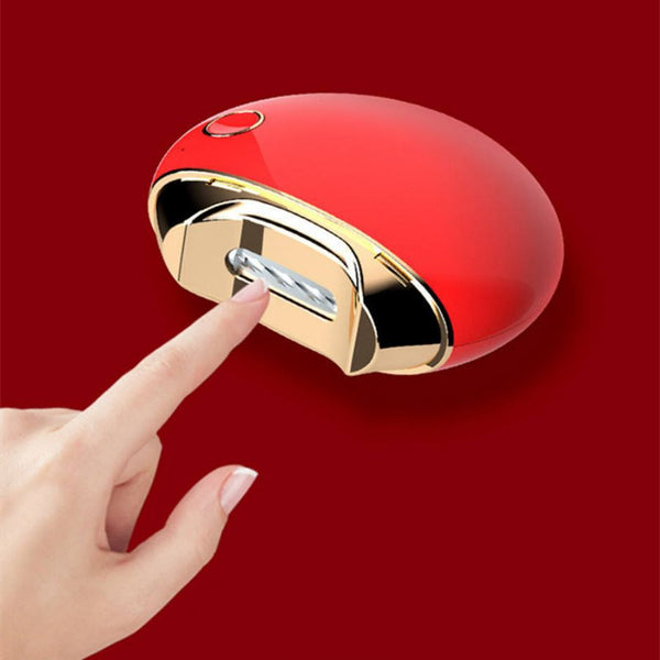 Electric Nail Clipper, USB Rechargeable Safe Electric Nail Knife red color  |Crezy Line | High quality