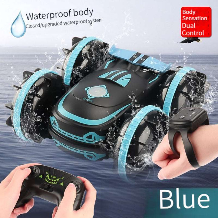 Kids Amphibious Racing Car Toy, blue color |Crezy Line | High quality