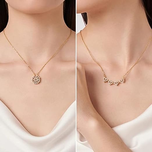 4 Leaf Clover Necklace described | crezy line |