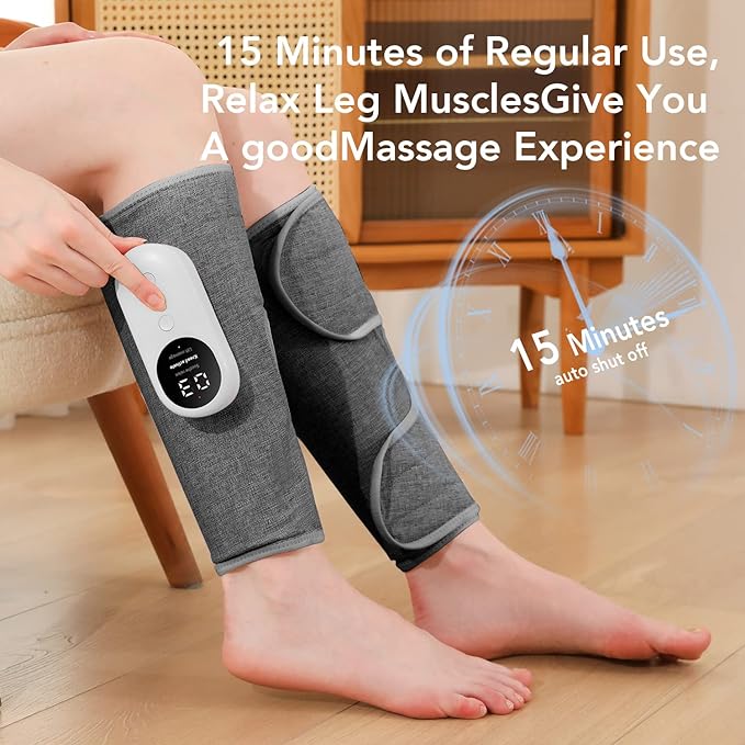 Leg Massager for Circulation and Pain Relief, Calf Air Compression |crezy line|