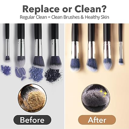 Automatic Cleaner powder makeup brush |Crezy Line | High quality