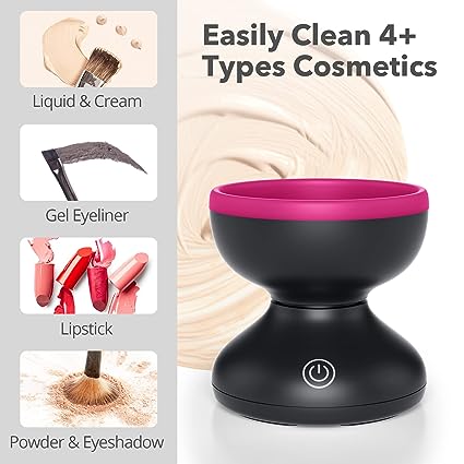 Automatic Cleaner powder makeup brush |Crezy Line | High quality