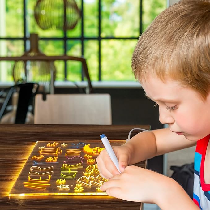 Children's Acrylic luminescent Writing Board | CREZY LINE |