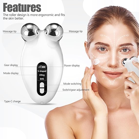 Micro Current Therapy Facial Massager for Skin Tightening and Face Lift  |Crezy Line | High quality