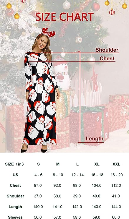 Christmas Costumes Slim Dress winter 2023.