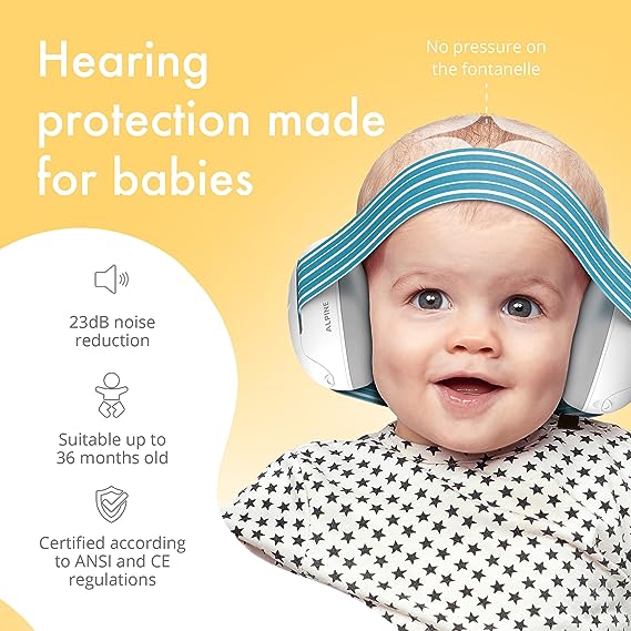 Baby Hearing Protection Ear shield |Crezy Line |High quality, Safe