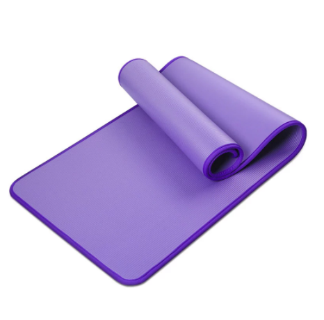 Yoga Mat For Beginners Fitness purple color |Crezy Line | High quality