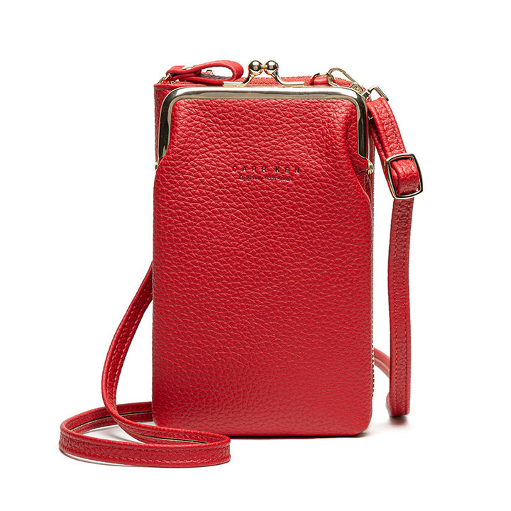 Women Phone Bag Pocket, red color  | Crezy Line |