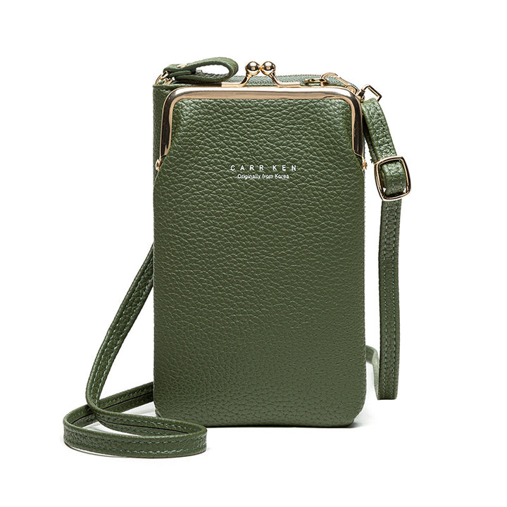 Women Phone Bag Pocket, green color  | Crezy Line |