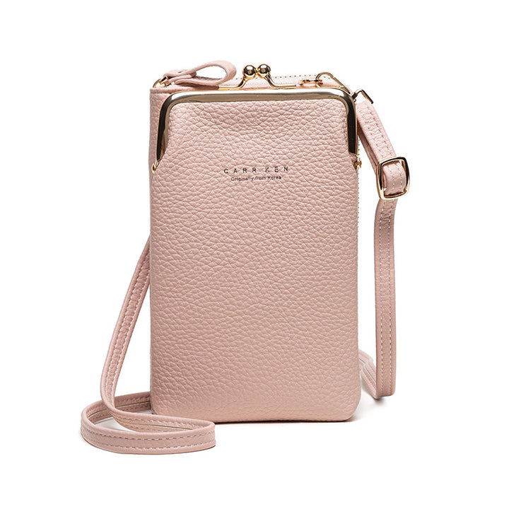 Women Phone Bag Pocket, pink color  | Crezy Line |