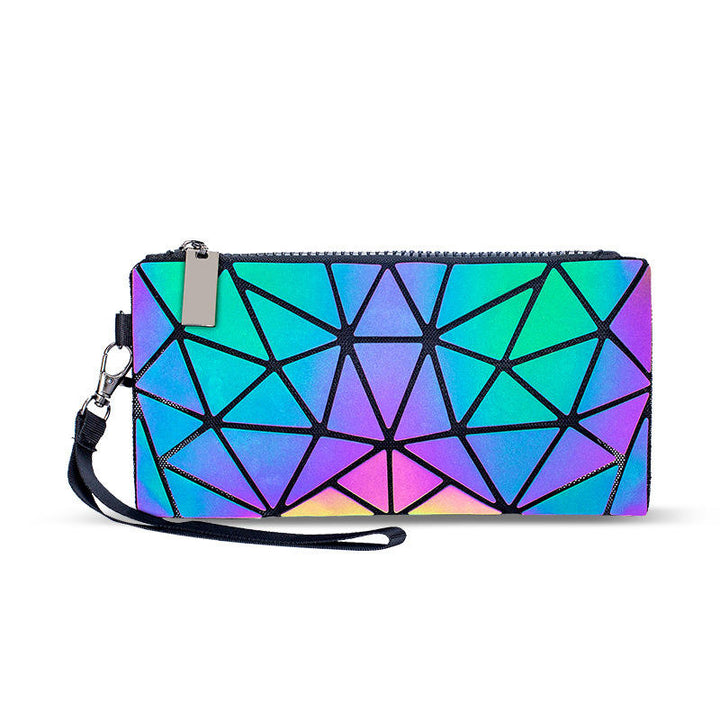 Geometric Splice Lady Hand Bag  |Crezy Line | High quality