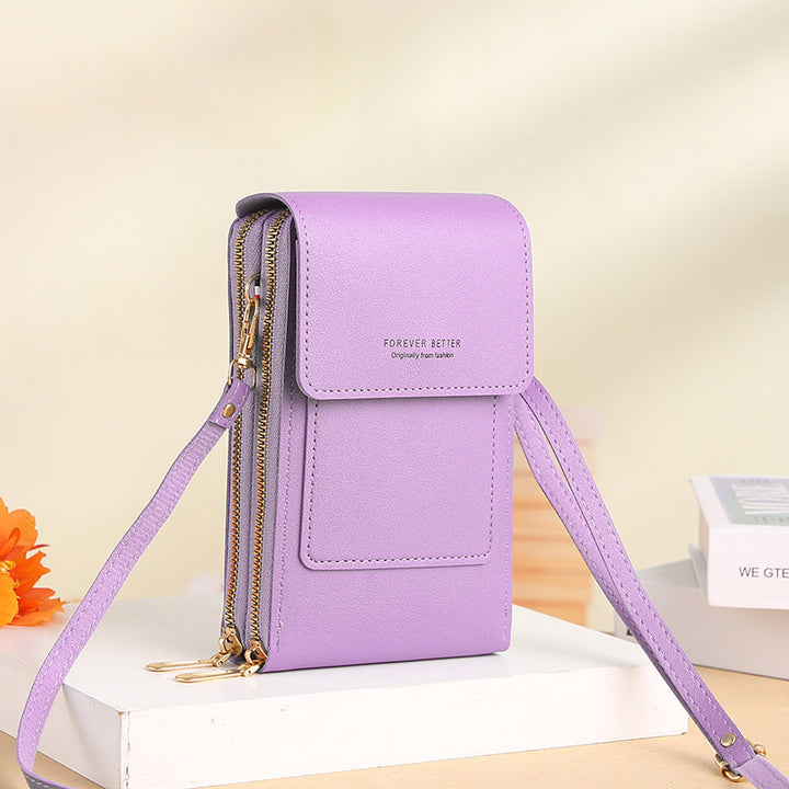 Solid Color Touch Screen Phone Bag |Crezy Line | High quality