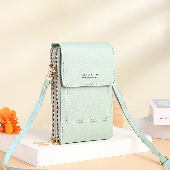 Solid Color Touch Screen Phone Bag |Crezy Line | High quality