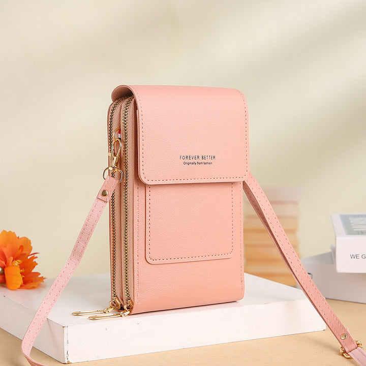 Solid Color Touch Screen Phone Bag |Crezy Line | High quality