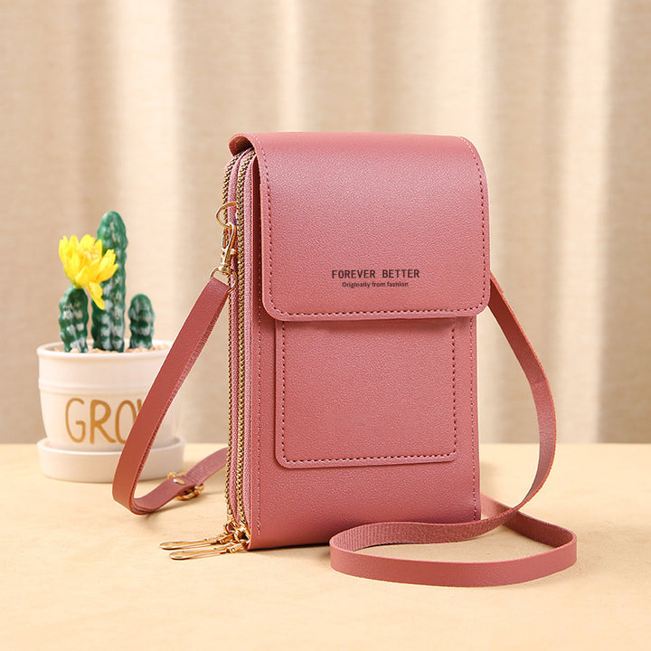 Solid Color Touch Screen Phone Bag |Crezy Line | High quality