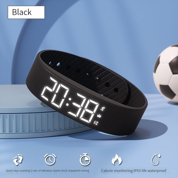 Multifunctional Smart Wristband Watch, black color |Crezy Line | 