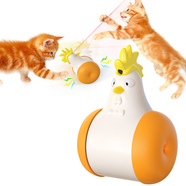 Electric Pet Sounding Laser Tumbler Toy |Crezy Line | High quality