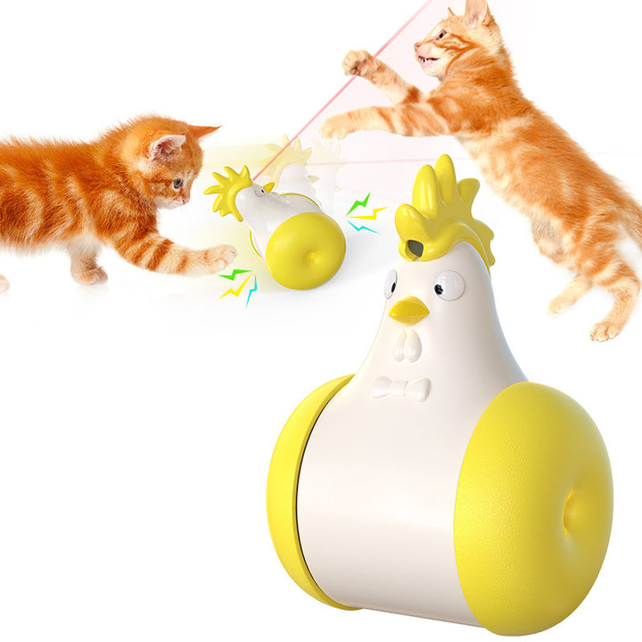 Electric Pet Sounding Laser Tumbler Toy |Crezy Line | High quality