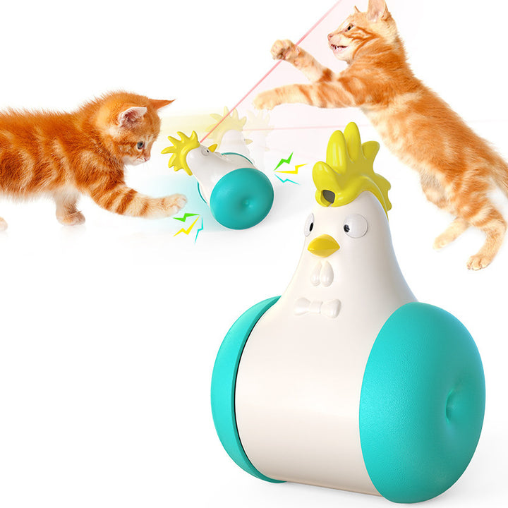 Electric Pet Sounding Laser Tumbler Toy |Crezy Line | High quality