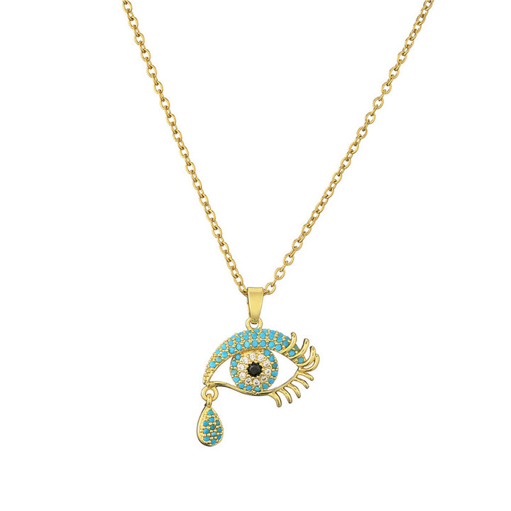 Necklace  eye | crezy line |