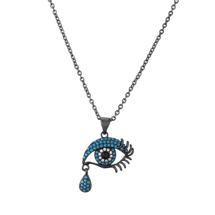 Necklace  eye | crezy line |