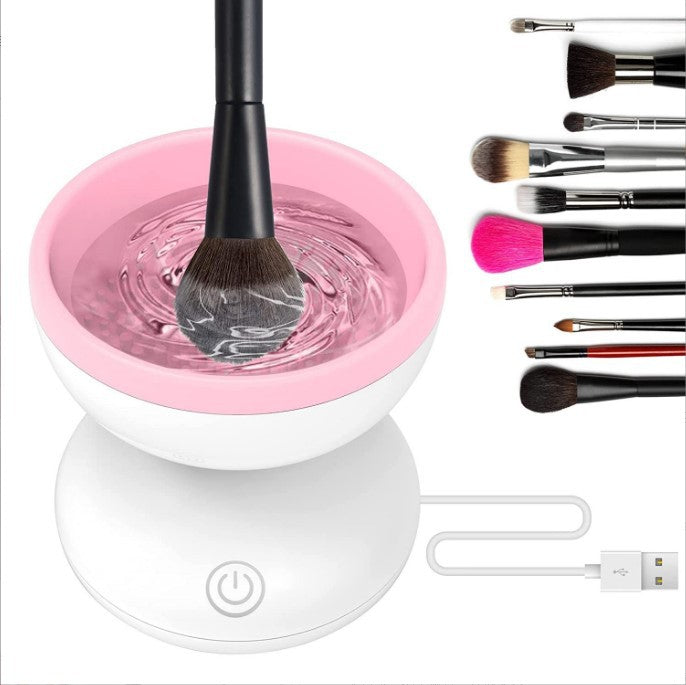 Automatic Cleaner powder makeup brush |Crezy Line | High quality