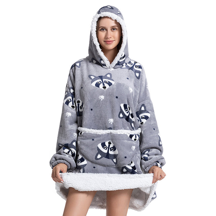 Warm Fleece Blanket Hoodie There's a design for everyone, so you can stay cozy while making a fashion statement.