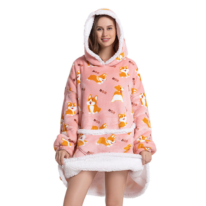 Warm Fleece Blanket Hoodie There's a design for everyone, so you can stay cozy while making a fashion statement.