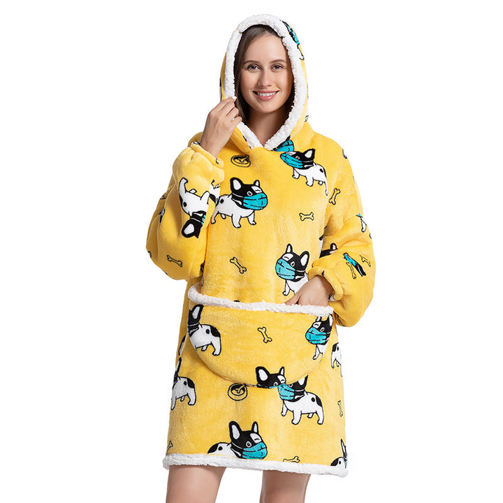 Warm Fleece Blanket Hoodie There's a design for everyone, so you can stay cozy while making a fashion statement.