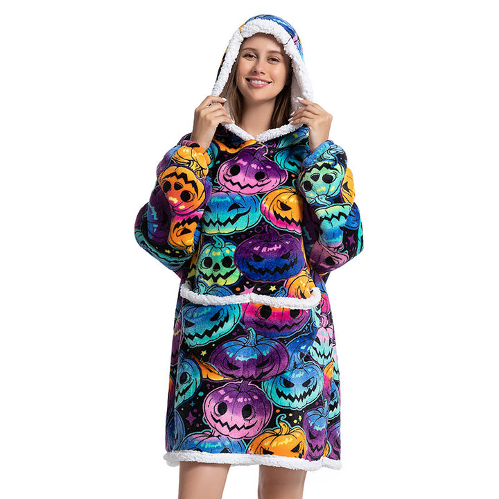 Warm Fleece Blanket Hoodie There's a design for everyone, so you can stay cozy while making a fashion statement.