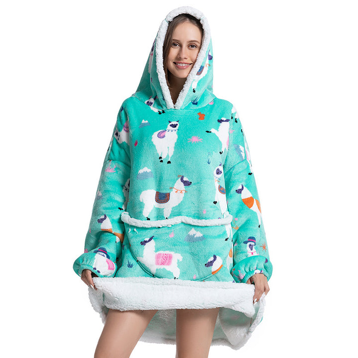 Warm Fleece Blanket Hoodie There's a design for everyone, so you can stay cozy while making a fashion statement.