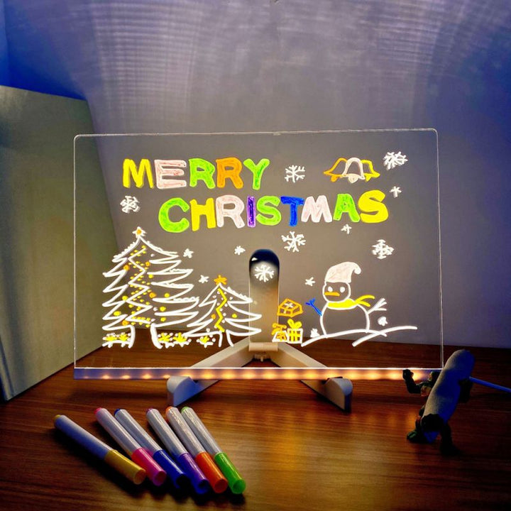 Children's Acrylic luminescent Writing Board | CREZY LINE |