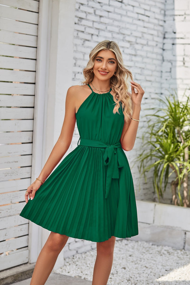 Dresses  Pleated Skirt crezy line