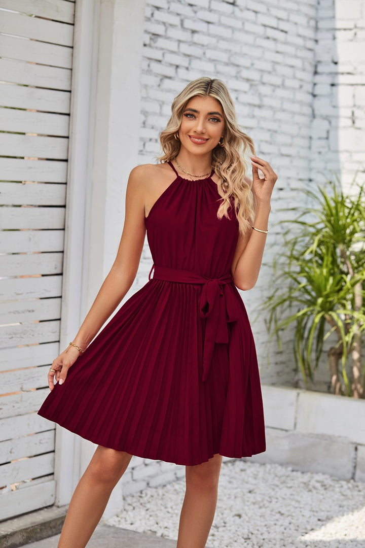 Dresses  Pleated Skirt crezy line