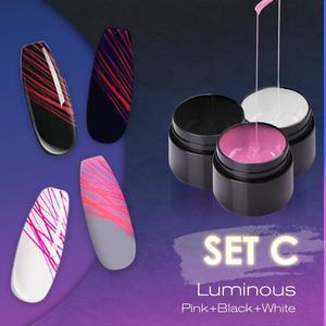 Manicure Luminous Nail Art Spider Gel UV Nail Polish | crezy line |