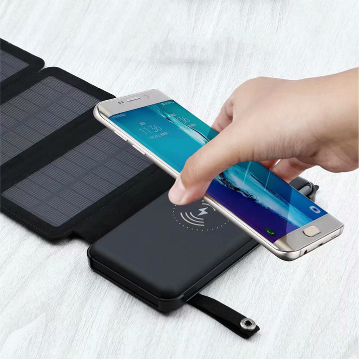 Detachable Wireless Charging with power of the sun | Crazy line|