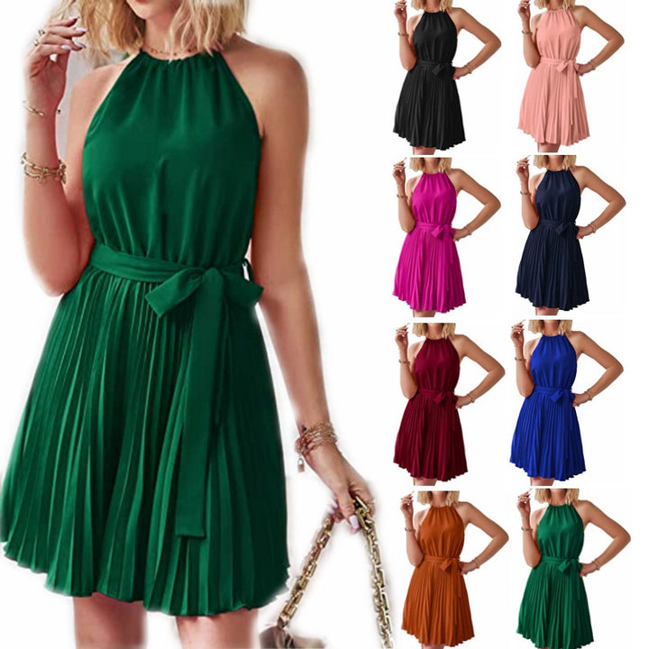 Dresses  Pleated Skirt crezy line