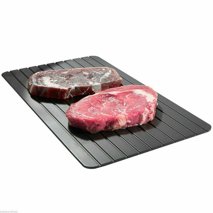 Fast Defrost Tray Fast Thaw Frozen Food Meat Fruit Quick Defrosting Plate Board Defrost Tray Thaw Master Kitchen Gadgets |Crezy Line|